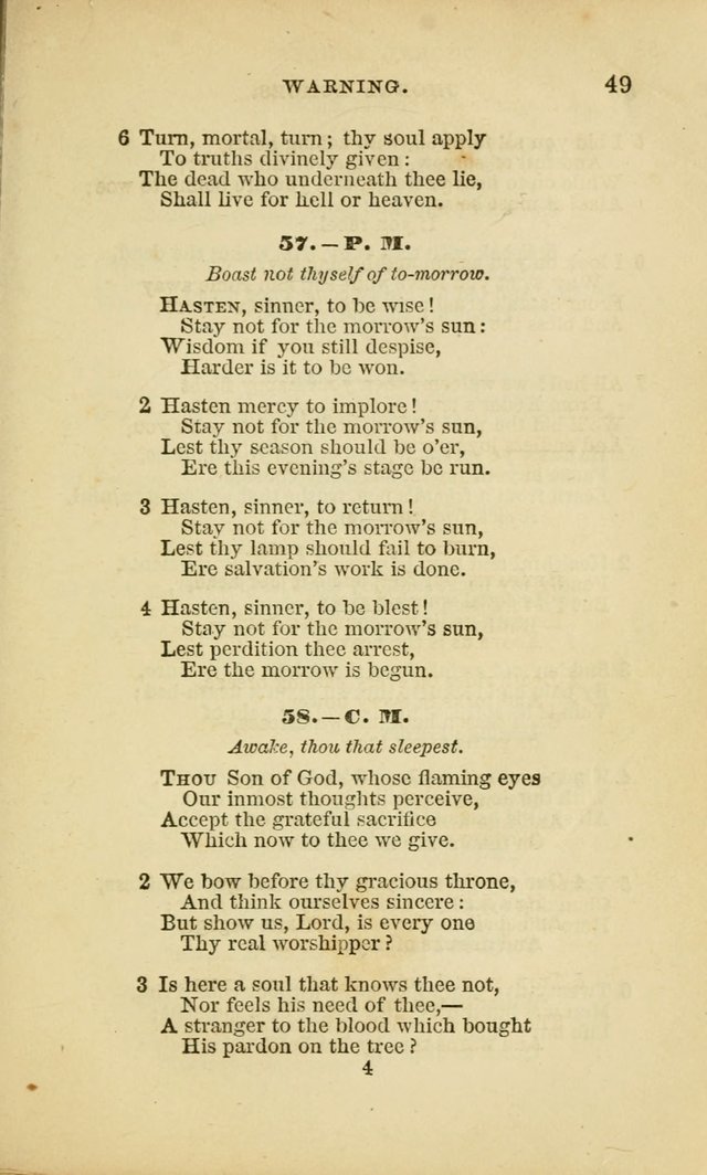 Choral Echoes from the Church of God in All Ages: a collection of hymns and tunes adapted to all occasions of social worship page 49