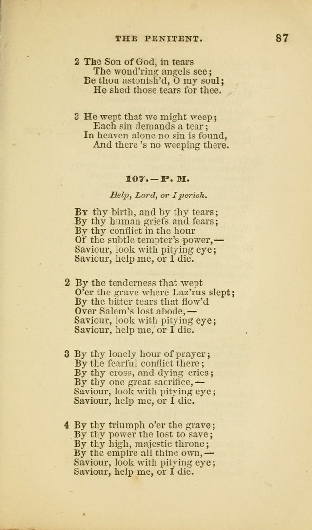 Choral Echoes from the Church of God in All Ages: a collection of hymns and tunes adapted to all occasions of social worship page 87