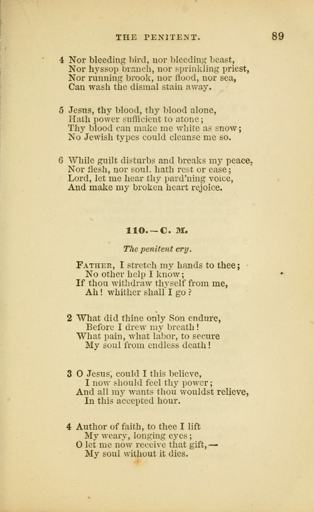 Choral Echoes from the Church of God in All Ages: a collection of hymns and tunes adapted to all occasions of social worship page 89