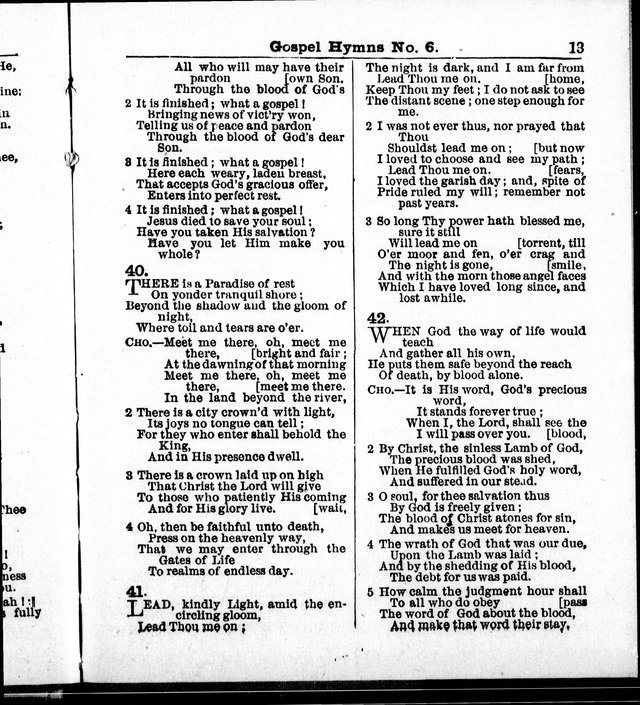 Christian Endeavor Edition of Gospel Hymns No. 6: Canadian ed. (words only) page 12