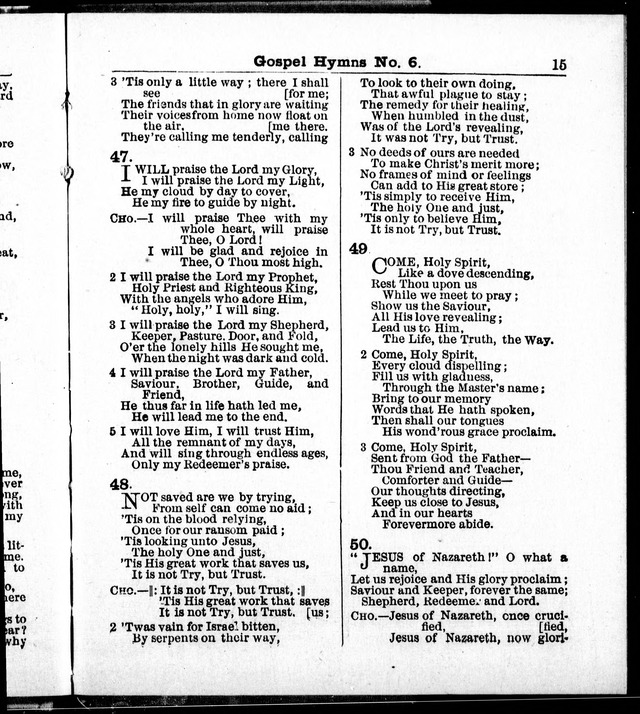 Christian Endeavor Edition of Gospel Hymns No. 6: Canadian ed. (words only) page 14