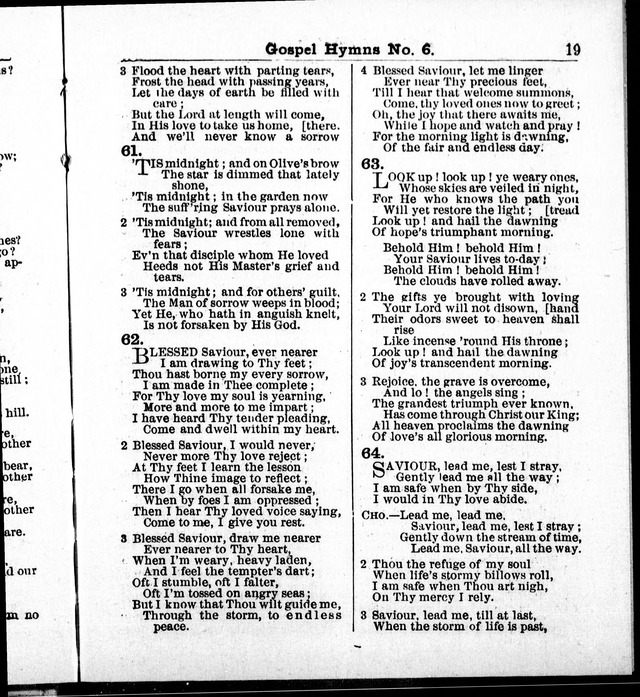 Christian Endeavor Edition of Gospel Hymns No. 6: Canadian ed. (words only) page 18