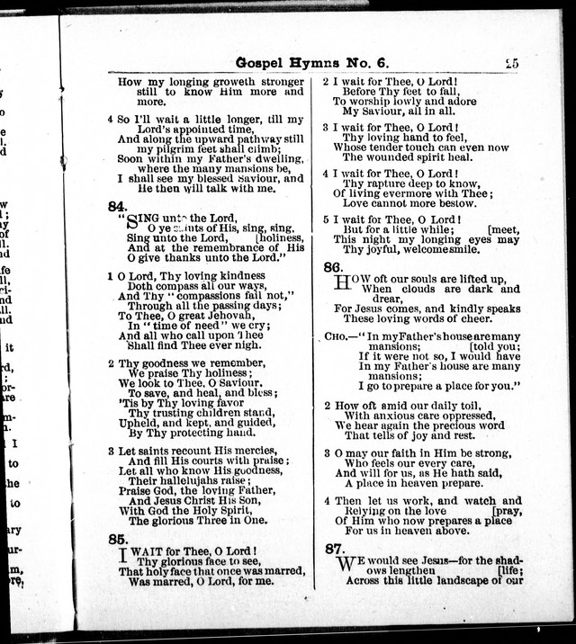 Christian Endeavor Edition of Gospel Hymns No. 6: Canadian ed. (words only) page 24