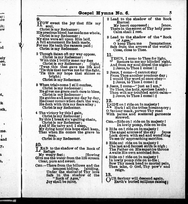 Christian Endeavor Edition of Gospel Hymns No. 6: Canadian ed. (words only) page 4