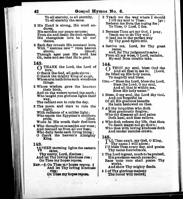 Christian Endeavor Edition of Gospel Hymns No. 6: Canadian ed. (words only) page 41