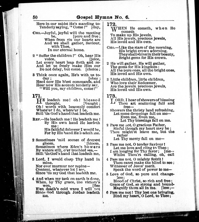 Christian Endeavor Edition of Gospel Hymns No. 6: Canadian ed. (words only) page 49