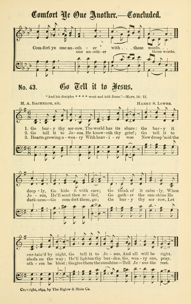 Christian Endeavor Edition of Sacred Songs No. 1 page 50