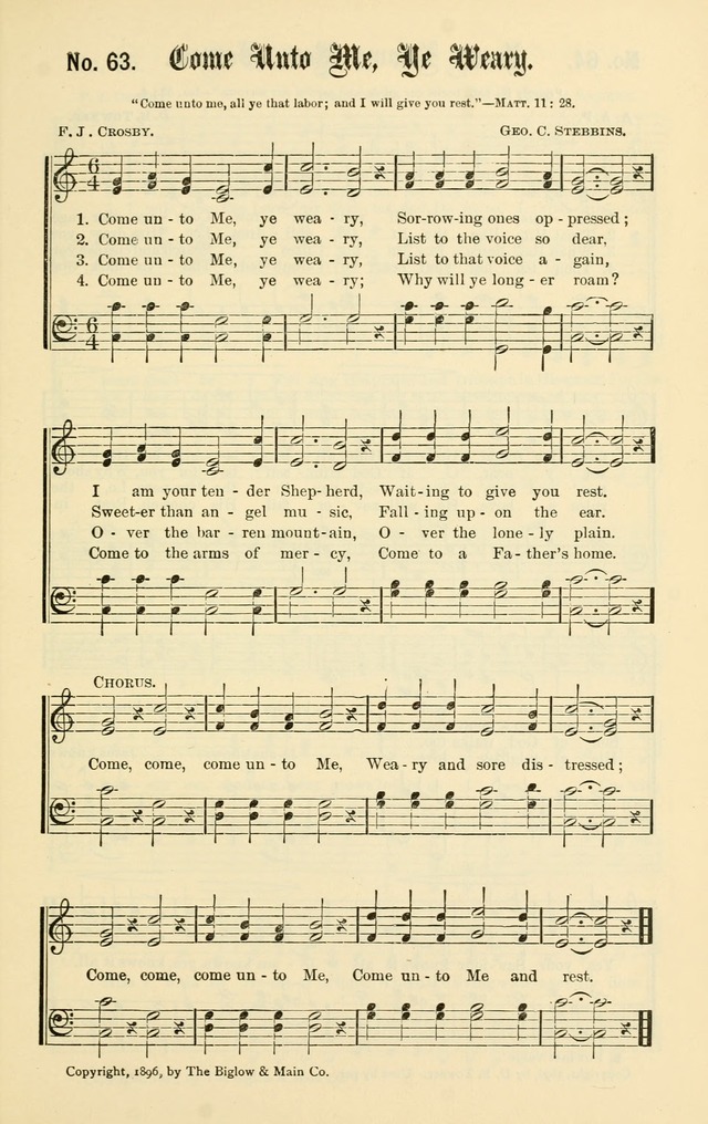 Christian Endeavor Edition of Sacred Songs No. 1 page 70