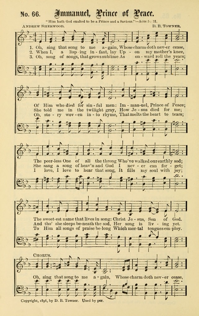 Christian Endeavor Edition of Sacred Songs No. 1 page 73