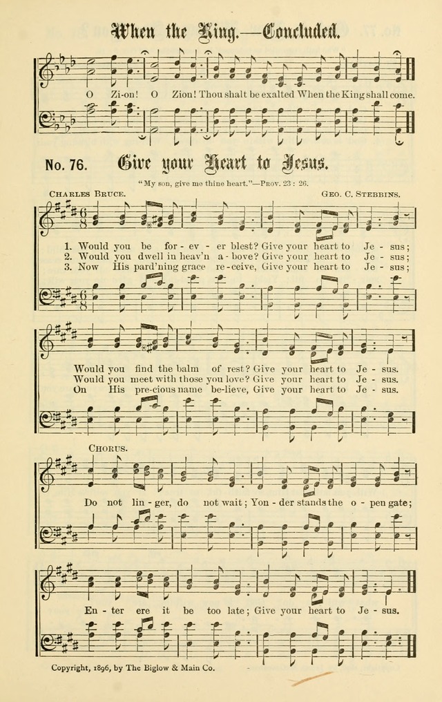 Christian Endeavor Edition of Sacred Songs No. 1 page 84