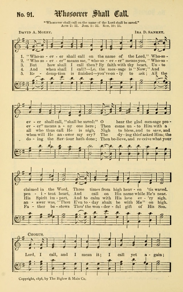 Christian Endeavor Edition of Sacred Songs No. 1 page 99