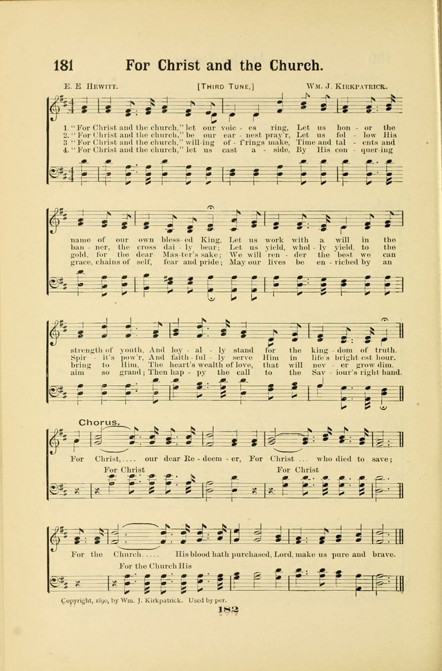 Christian Endeavor Hymns page 187