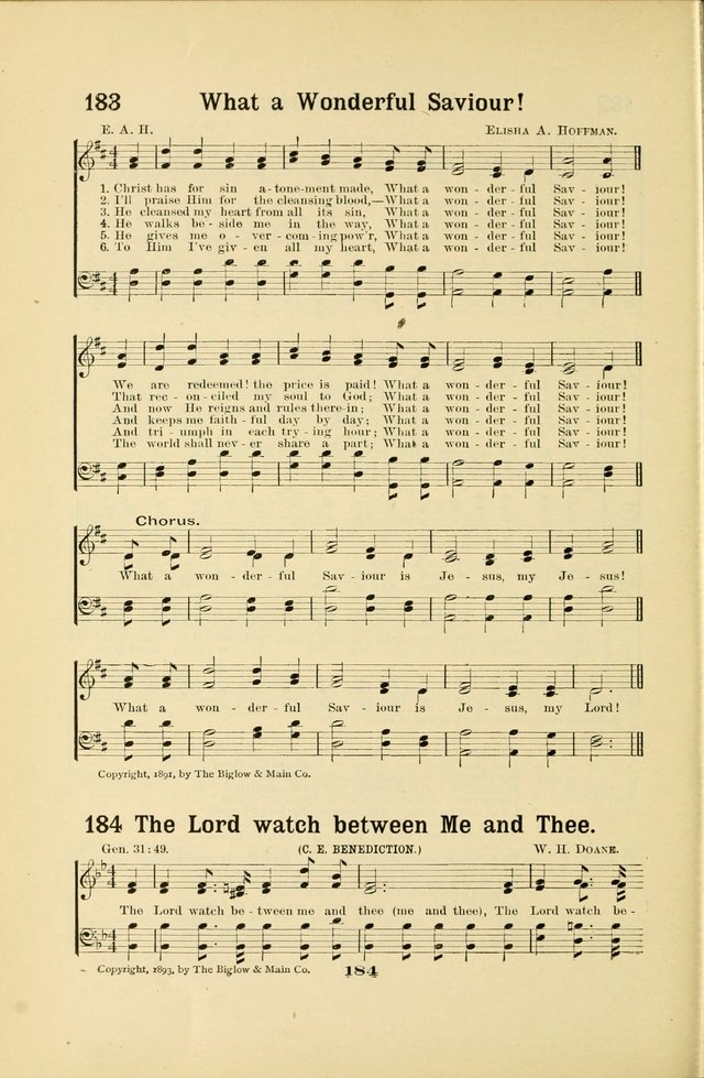 Christian Endeavor Hymns page 189