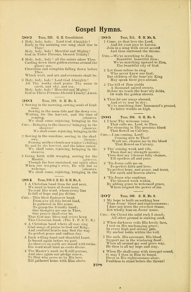 Christian Endeavor Hymns page 203