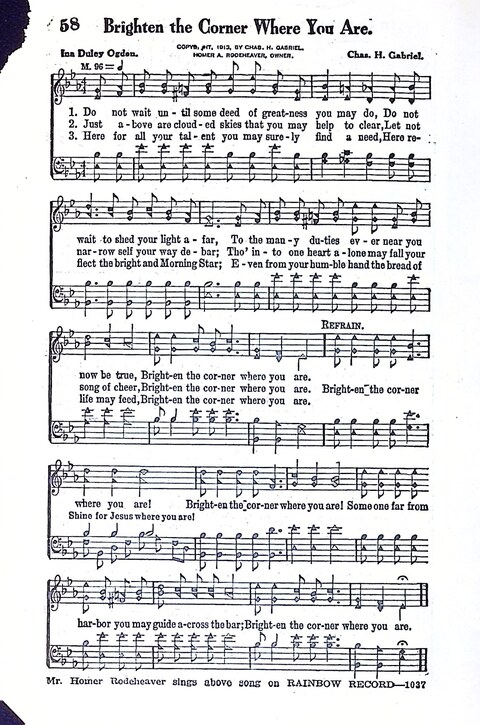 Christ Exalted in Song page 57