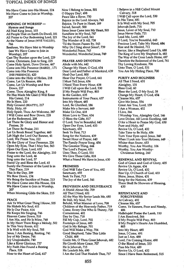 The Celebration Hymnal: songs and hymns for worship page 822