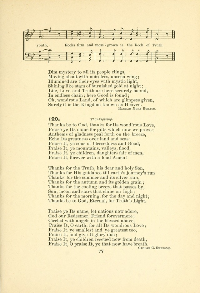 A Collection of Familiar and Original Hymns with New Meanings. 2nd ed. page 77