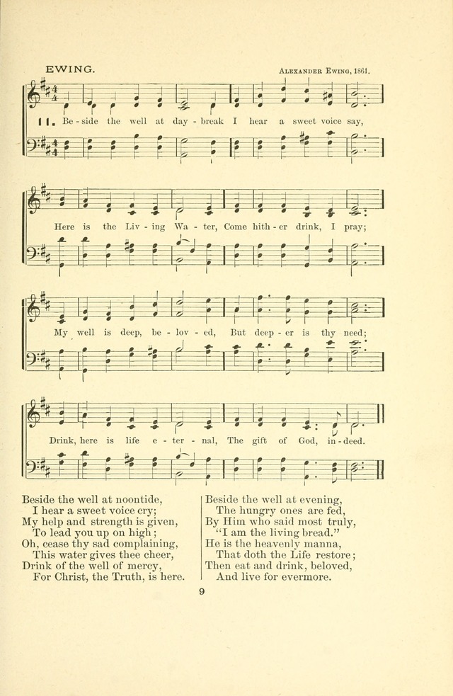 A Collection of Familiar and Original Hymns with New Meanings. 2nd ed. page 9