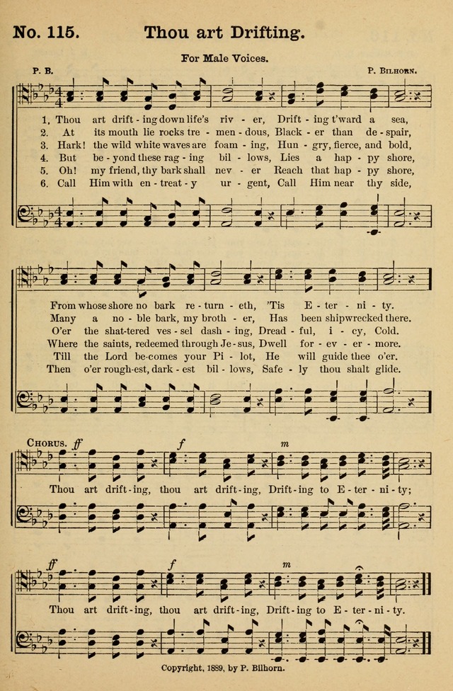 Crowning Glory No. 1: a choice collection of gospel hymns page 115