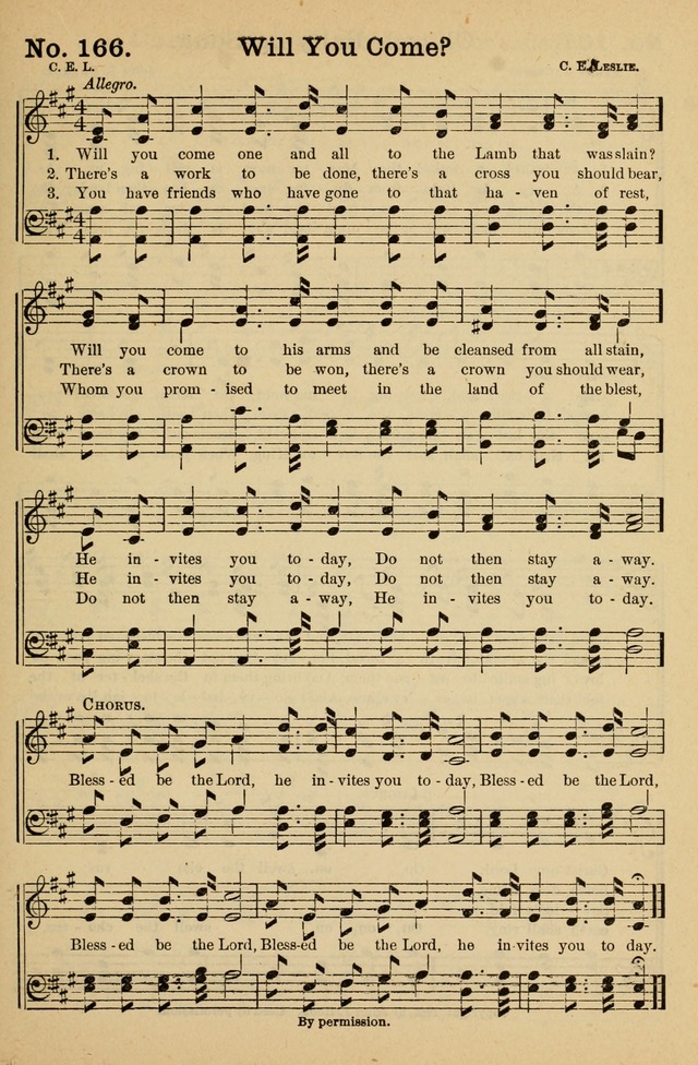 Crowning Glory No. 1: a choice collection of gospel hymns page 167