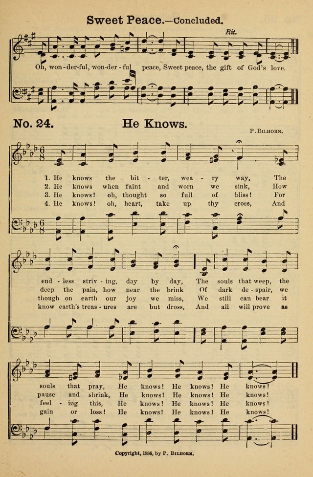 Crowning Glory No. 1: a choice collection of gospel hymns page 23