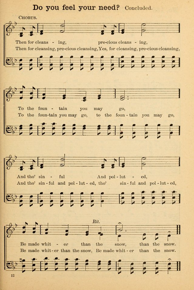 Crowning Glory No. 2: a collection of gospel hymns page 182