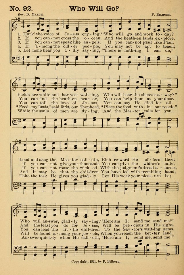 Crowning Glory No. 2: a collection of gospel hymns page 99