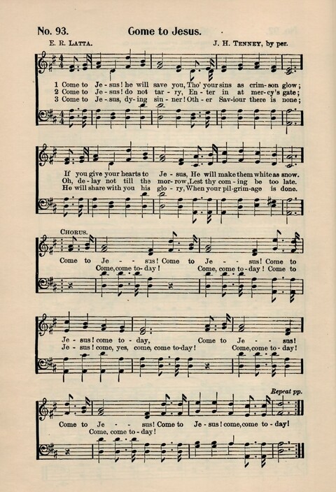 Choice Gospel Hymns: a collection of over three hundred hymns for all occasions of Christian work and worship  page 84
