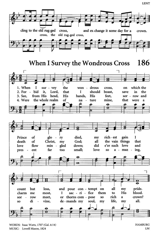 Celebrating Grace Hymnal page 177