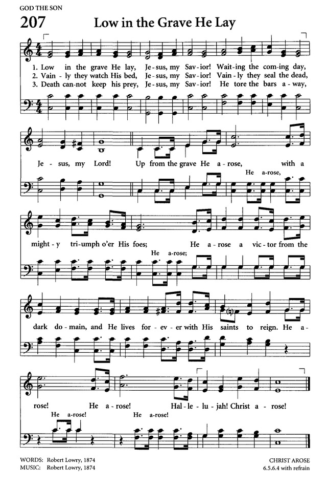 Celebrating Grace Hymnal page 198