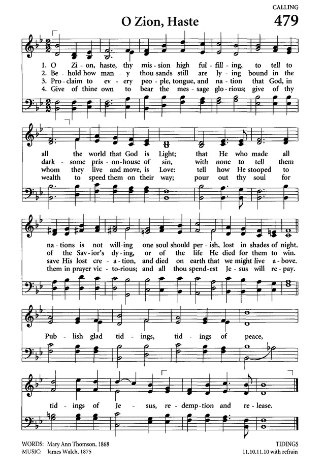 Celebrating Grace Hymnal page 449