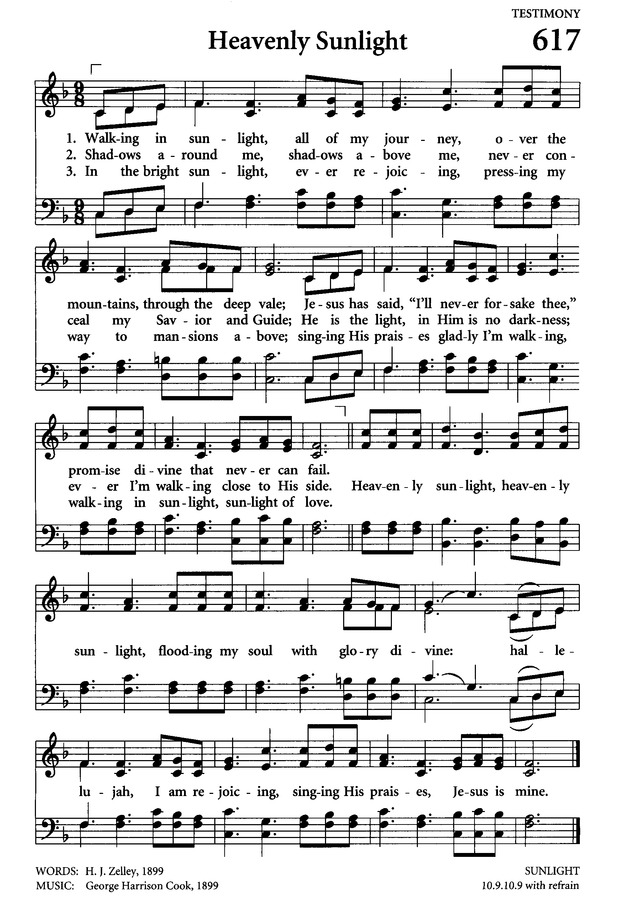 Celebrating Grace Hymnal page 585