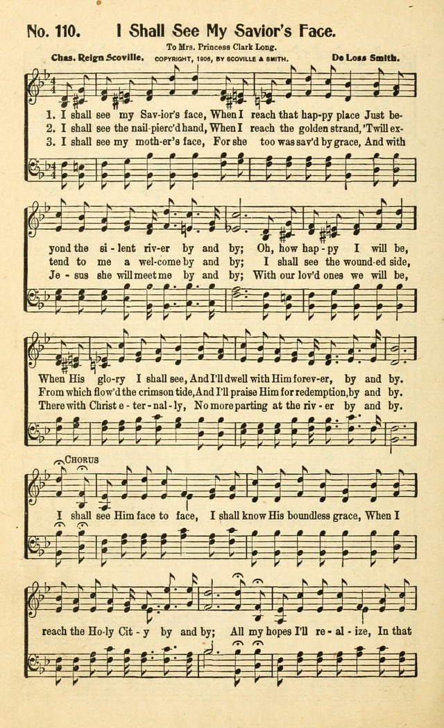 Christian Gospel Hymns: for church, Sunday school, and evangelistic meetings: contains the cream of all the old songs, and the very best of all the new page 110