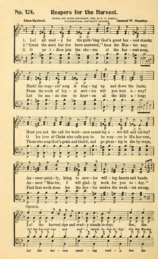 Christian Gospel Hymns: for church, Sunday school, and evangelistic meetings: contains the cream of all the old songs, and the very best of all the new page 132