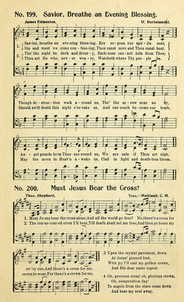 Christian Gospel Hymns: for church, Sunday school, and evangelistic meetings: contains the cream of all the old songs, and the very best of all the new page 195