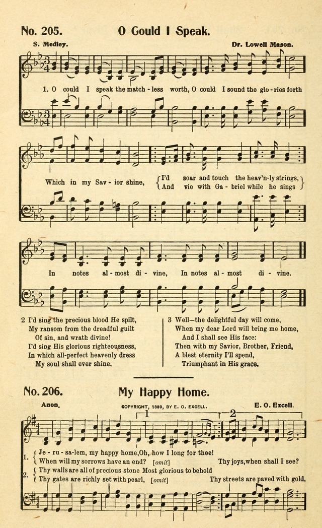 Christian Gospel Hymns: for church, Sunday school, and evangelistic meetings: contains the cream of all the old songs, and the very best of all the new page 198