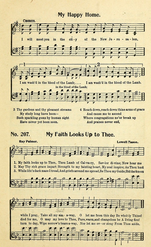 Christian Gospel Hymns: for church, Sunday school, and evangelistic meetings: contains the cream of all the old songs, and the very best of all the new page 199