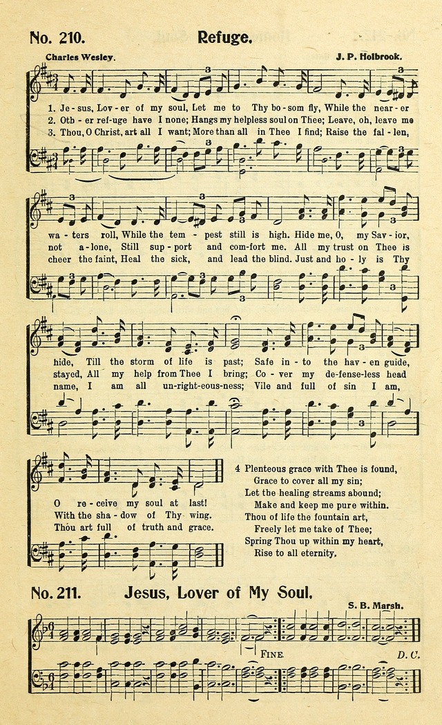 Christian Gospel Hymns: for church, Sunday school, and evangelistic meetings: contains the cream of all the old songs, and the very best of all the new page 201