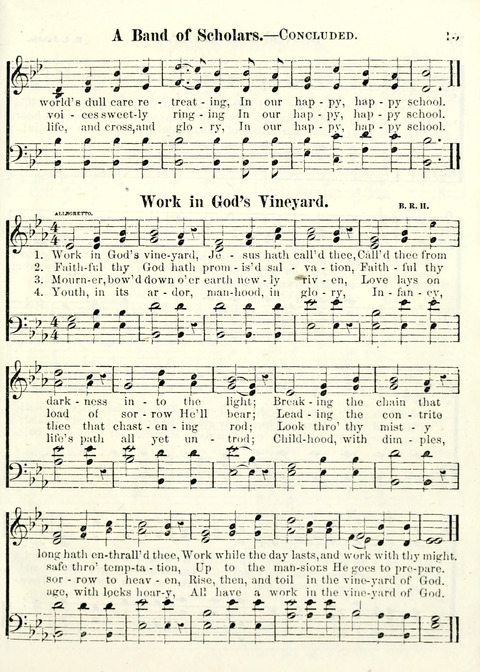 Chapel Gems for Sunday Schools: selected from "Our Song Birds," for 1866, the "Snow bird," the "Robin," the "Red bird" and the "Dove" page 15