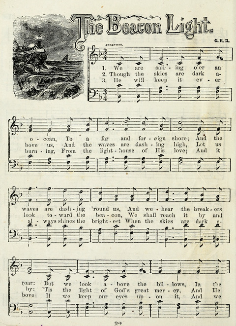 Chapel Gems for Sunday Schools: selected from "Our Song Birds," for 1866, the "Snow bird," the "Robin," the "Red bird" and the "Dove" page 32