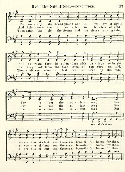 Chapel Gems for Sunday Schools: selected from "Our Song Birds," for 1866, the "Snow bird," the "Robin," the "Red bird" and the "Dove" page 37