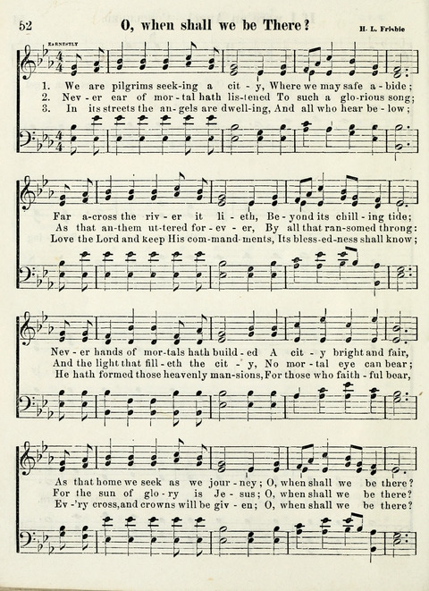 Chapel Gems for Sunday Schools: selected from "Our Song Birds," for 1866, the "Snow bird," the "Robin," the "Red bird" and the "Dove" page 52