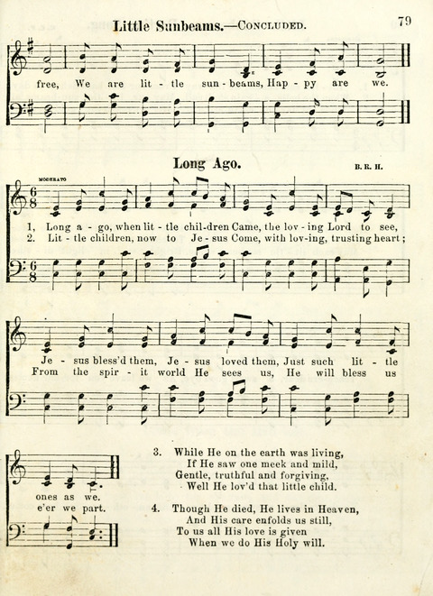 Chapel Gems for Sunday Schools: selected from "Our Song Birds," for 1866, the "Snow bird," the "Robin," the "Red bird" and the "Dove" page 79