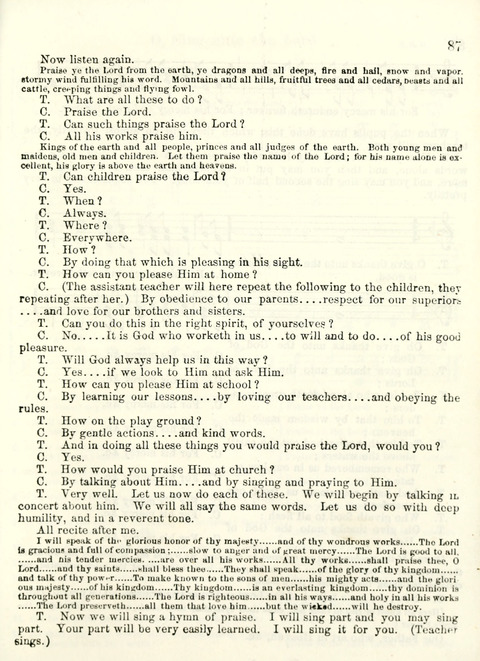 Chapel Gems for Sunday Schools: selected from "Our Song Birds," for 1866, the "Snow bird," the "Robin," the "Red bird" and the "Dove" page 87