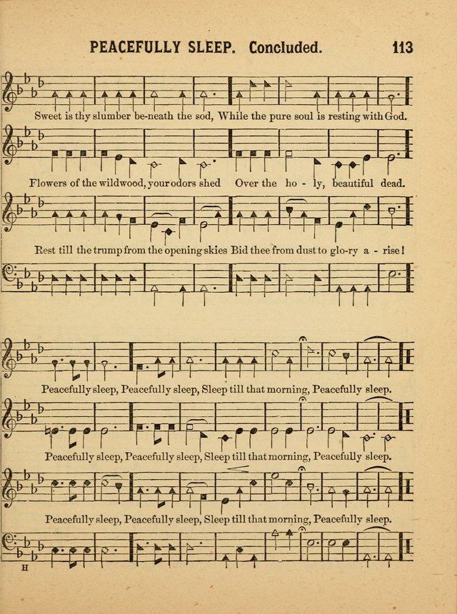 Crystal Gems for the Sabbath School: containing a choice collection of new hymns and tunes, suitable for anniversaries, and all other exercises of the Sabbath-school... page 113