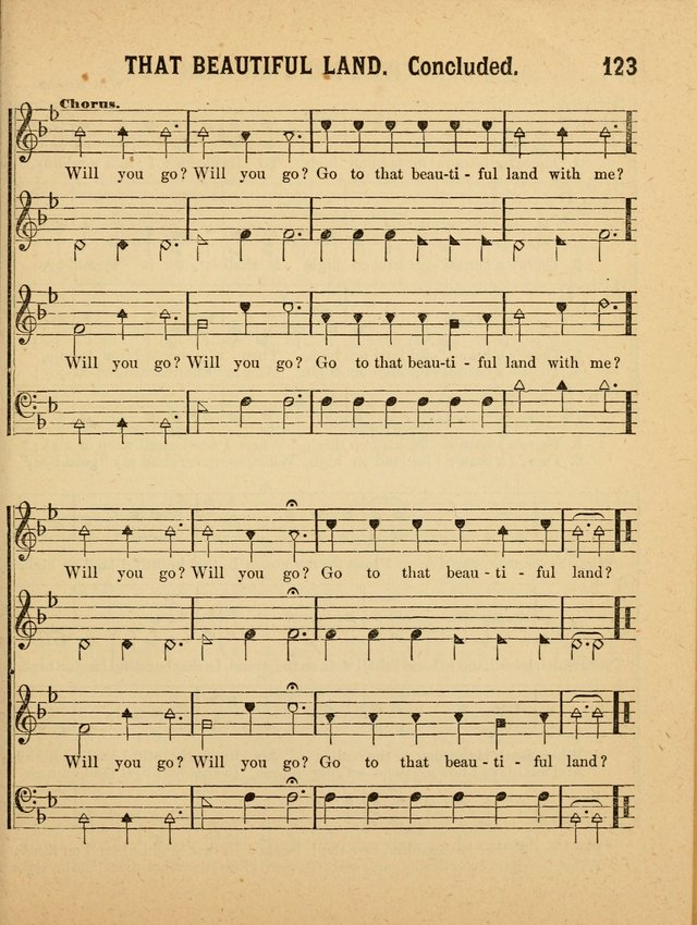 Crystal Gems for the Sabbath School: containing a choice collection of new hymns and tunes, suitable for anniversaries, and all other exercises of the Sabbath-school... page 123