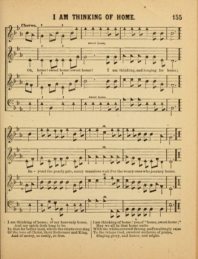 Crystal Gems for the Sabbath School: containing a choice collection of new hymns and tunes, suitable for anniversaries, and all other exercises of the Sabbath-school... page 155