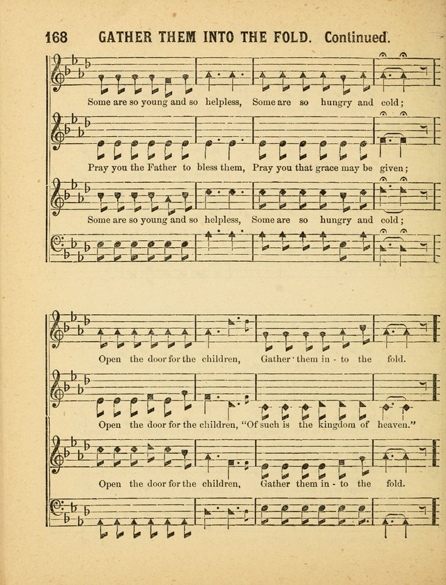 Crystal Gems for the Sabbath School: containing a choice collection of new hymns and tunes, suitable for anniversaries, and all other exercises of the Sabbath-school... page 168