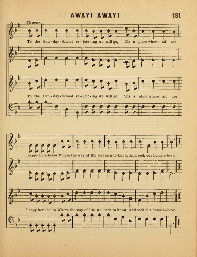 Crystal Gems for the Sabbath School: containing a choice collection of new hymns and tunes, suitable for anniversaries, and all other exercises of the Sabbath-school... page 181