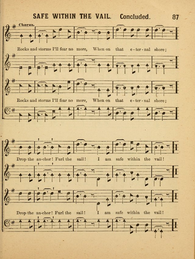 Crystal Gems for the Sabbath School: containing a choice collection of new hymns and tunes, suitable for anniversaries, and all other exercises of the Sabbath-school... page 87